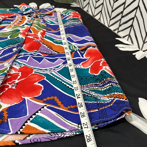 Clearance! ⚠️ Frontier Series Vibrant Multi-color Western Button Down LS, Sz.XL - Picture 15 of 16